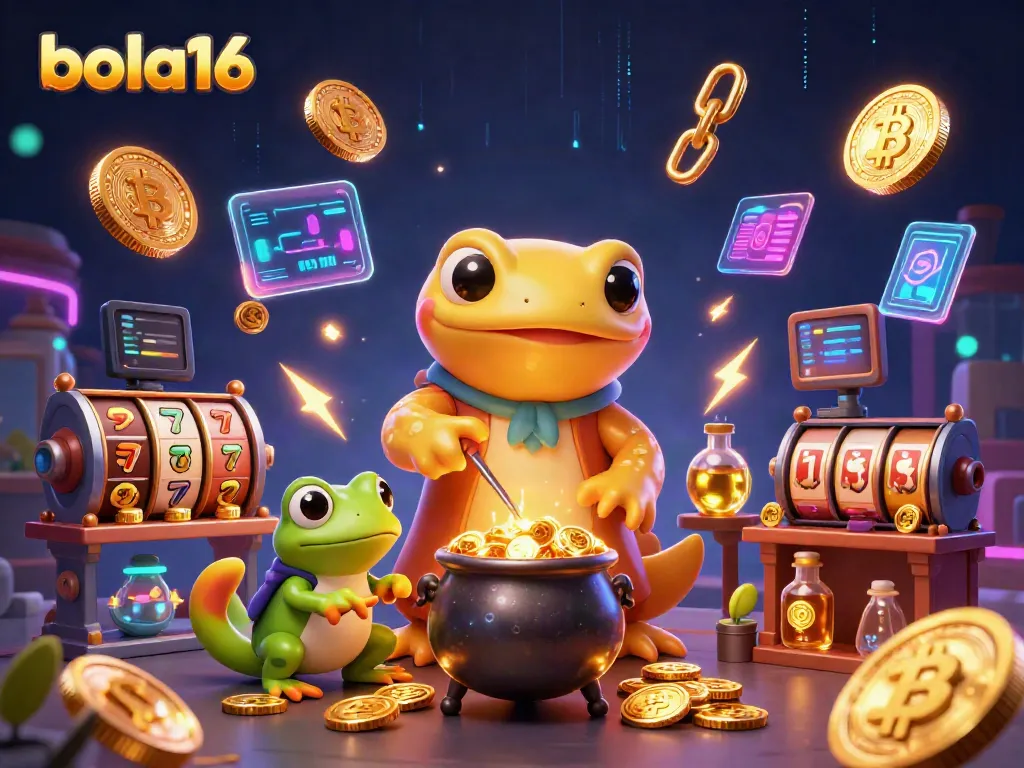 Engage in the excitement of bola16 with a magical alchemist scene transforming metals into gold amidst intricate casino elements.
