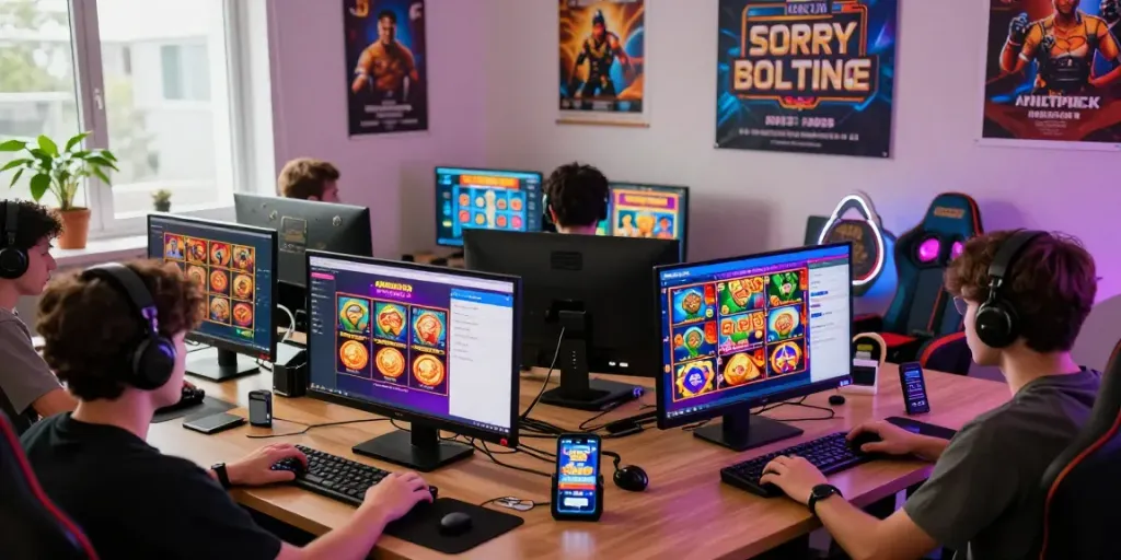 Pohon4D - Pemain terlibat dalam permainan online dengan pembayaran aman dan berbagai pilihan slot.