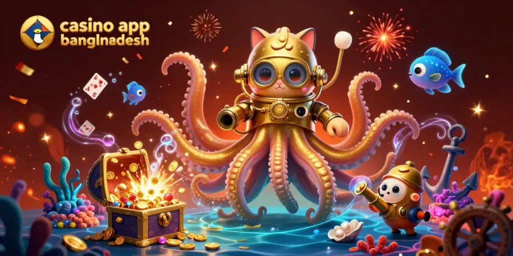 Experience thrilling gameplay with the casino app bangladesh inspired by a vibrant underwater adventure.