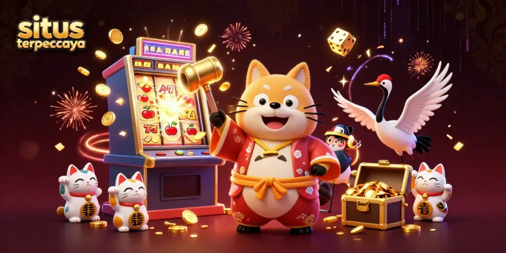 Serunya bermain di situs terpercaya dengan slot penuh keberuntungan dan karakter lucu.