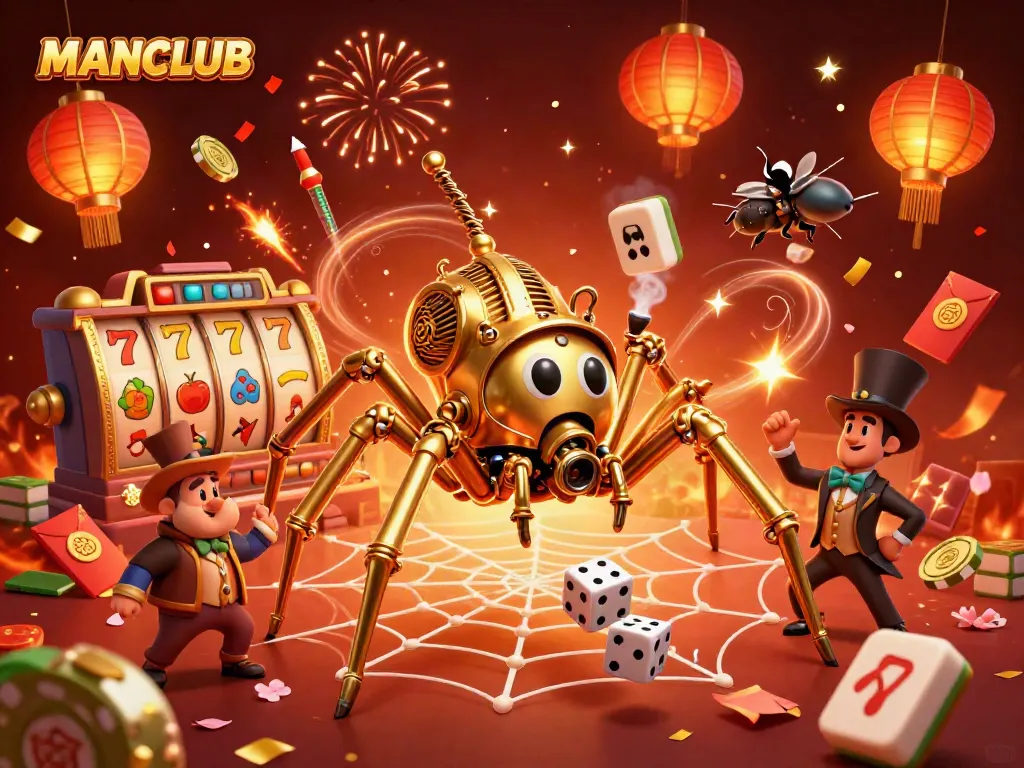 Engage with the MANCLUB gaming experience, where luck meets strategy in a vibrant casino scene.