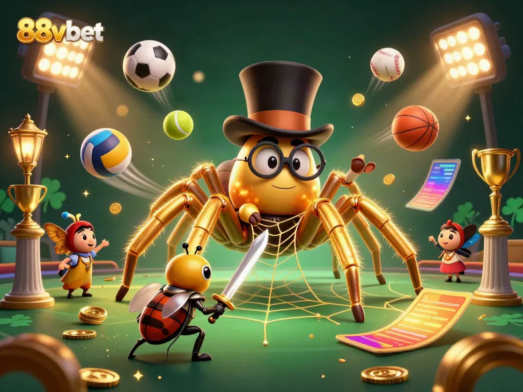 Engage in thrilling gameplay with 88vbet featuring whimsical characters and vibrant casino elements.