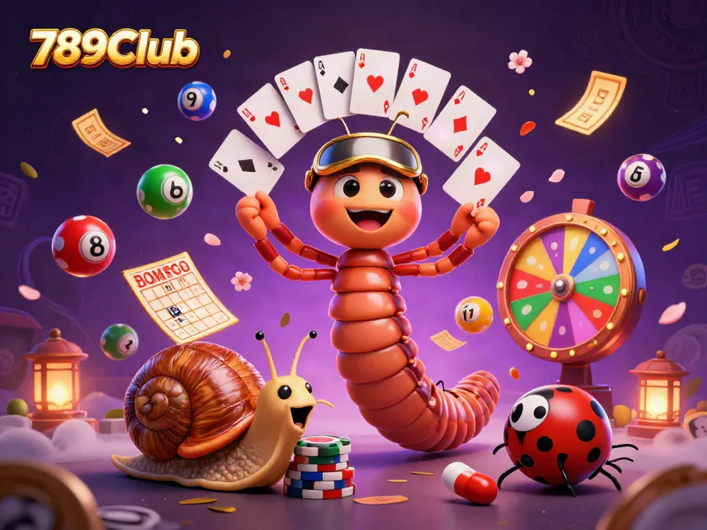 Experience thrilling gameplay at 789Club with vibrant characters and dynamic casino elements.