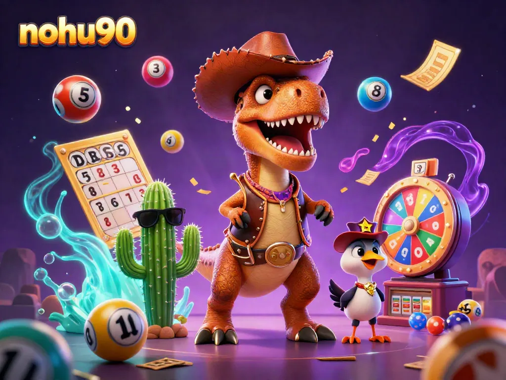Experience thrilling gaming at nohu90 with vibrant characters and dynamic casino games.