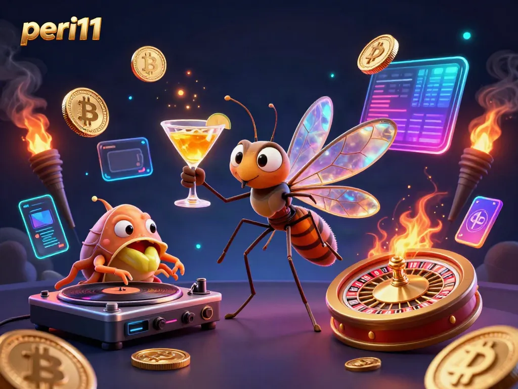 Experience thrilling gameplay at peri11 with a vibrant casino scene brimming with excitement and winning potential.