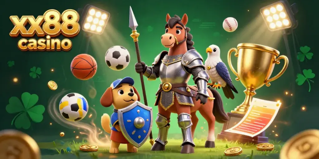 Engage with the xx88 casino experience featuring knights and thrilling betting elements.