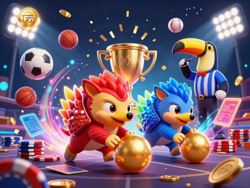 Experience Game Bài Đổi Thưởng Fyi with two rival pangolins in a thrilling casino showdown.